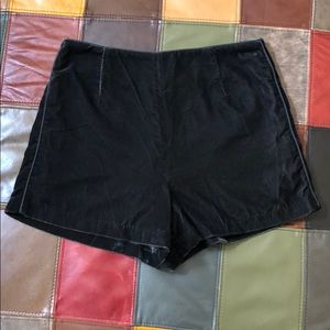 Free People Velvet Shorts